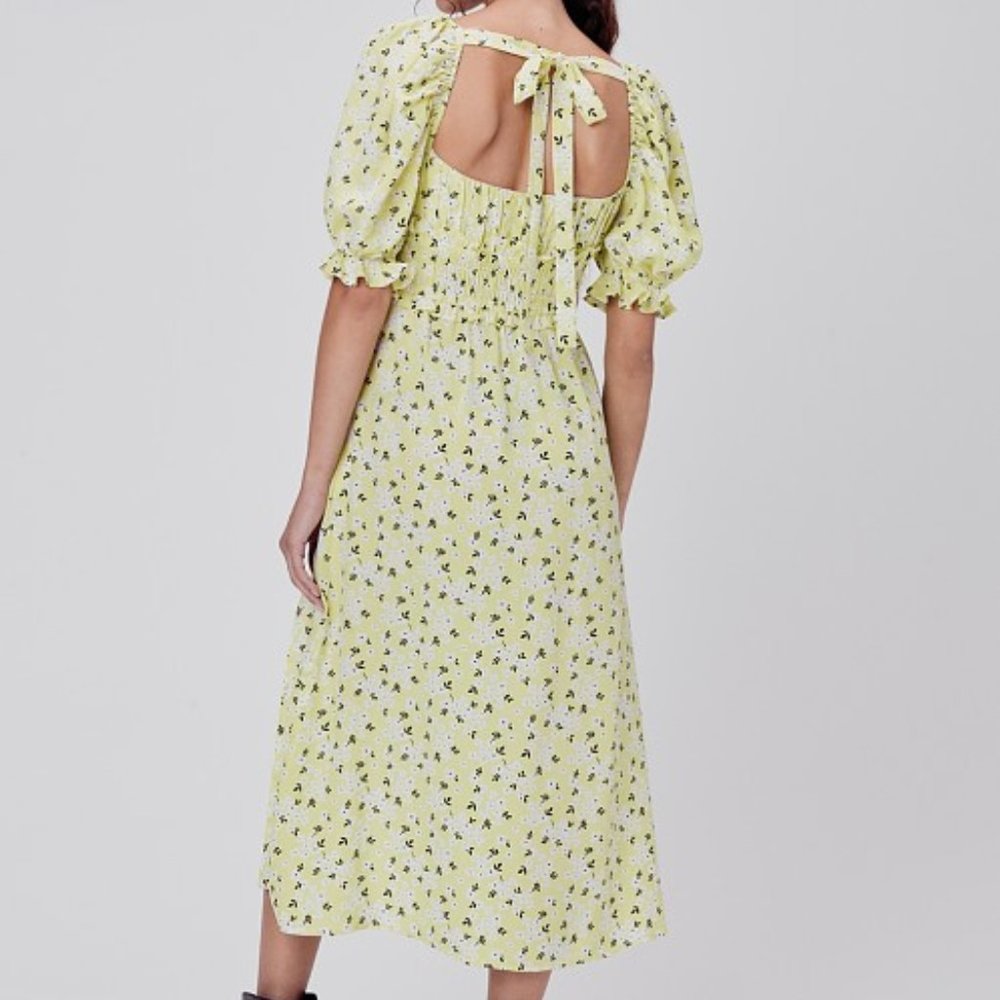 For Love & Lemons Chrysanthemum Midi Dress
